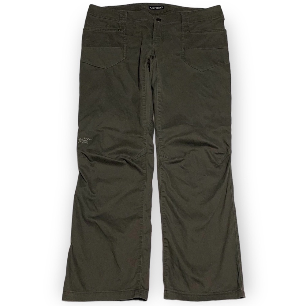 ARC'TERYX Women's Murrin Cotton Canvas Outdoor Pant Dark Green 12